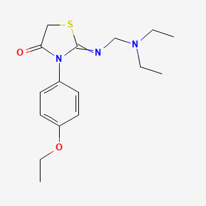 2-{[(Diethylamino)methyl]imino}-3-(4-ethoxyphenyl)-1,3-thiazolidin-4-one