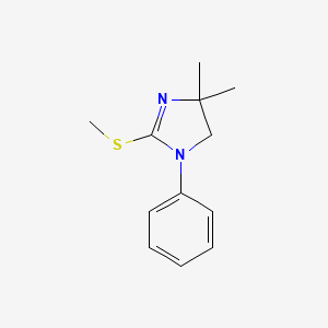 4,4-Dimethyl-2-(methylsulfanyl)-1-phenyl-4,5-dihydro-1H-imidazole