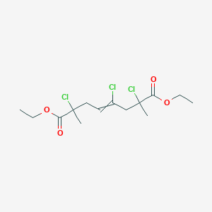 Diethyl 2,4,7-trichloro-2,7-dimethyloct-4-enedioate