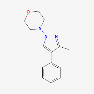 4-(3-Methyl-4-phenyl-1H-pyrazol-1-yl)morpholine