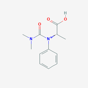 N-(Dimethylcarbamoyl)-N-phenyl-L-alanine