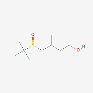 1-Butanol, 4-[(1,1-dimethylethyl)sulfinyl]-3-methyl-