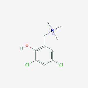 (3,5-Dichloro-2-hydroxyphenyl)-N,N,N-trimethylmethanaminium