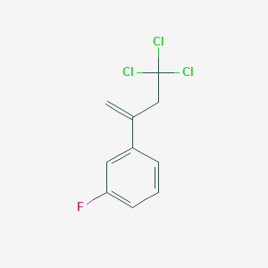 1-Fluoro-3-(4,4,4-trichlorobut-1-en-2-yl)benzene