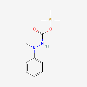 Trimethylsilyl 2-methyl-2-phenylhydrazine-1-carboxylate