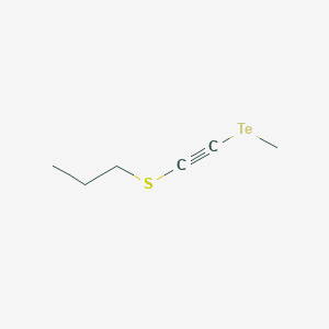 1-{[(Methyltellanyl)ethynyl]sulfanyl}propane