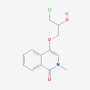 4-(3-Chloro-2-hydroxypropoxy)-2-methylisoquinolin-1(2H)-one