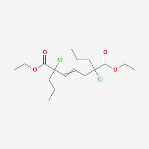 Diethyl 2,6-dichloro-2,6-dipropylhept-3-enedioate