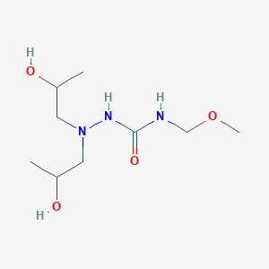 2,2-Bis(2-hydroxypropyl)-N-(methoxymethyl)hydrazine-1-carboxamide