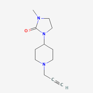 1-Methyl-3-[1-(prop-2-yn-1-yl)piperidin-4-yl]imidazolidin-2-one