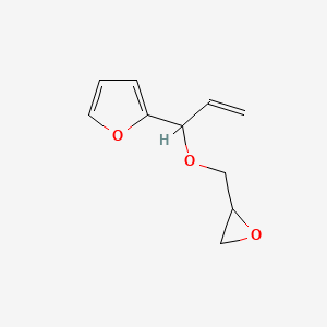 2-{1-[(Oxiran-2-yl)methoxy]prop-2-en-1-yl}furan