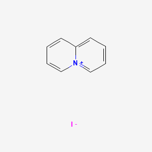 molecular formula C9H8IN B14526638 Quinolizin-5-ium iodide CAS No. 62595-71-5