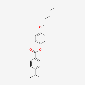 4-(Pentyloxy)phenyl 4-(propan-2-yl)benzoate