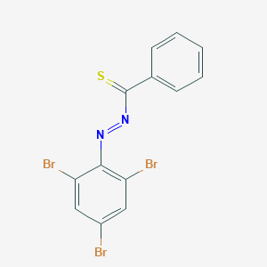 Phenyl[(E)-(2,4,6-tribromophenyl)diazenyl]methanethione