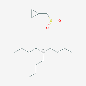 Cyclopropylmethanesulfinate;tributylstannanylium