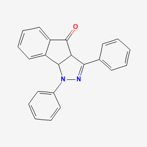 1,3-Diphenyl-3a,8b-dihydroindeno[1,2-c]pyrazol-4(1H)-one