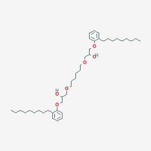 1,1'-[Hexane-1,6-diylbis(oxy)]bis[3-(2-nonylphenoxy)propan-2-ol]