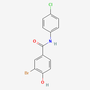 3-Bromo-N-(4-chlorophenyl)-4-hydroxybenzamide