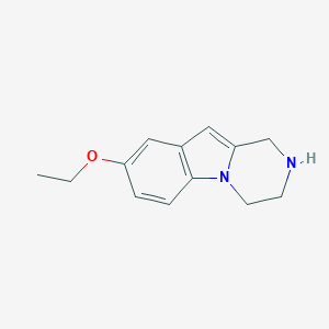 B145267 8-Ethoxy-1,2,3,4-tetrahydropyrazino[1,2-a]indole CAS No. 126718-20-5