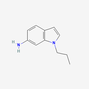 molecular formula C11H14N2 B1452671 1-propyl-1H-indol-6-amine CAS No. 1095532-43-6