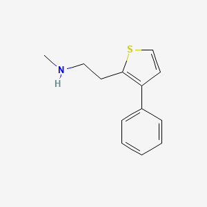 N-Methyl-2-(3-phenylthiophen-2-yl)ethan-1-amine