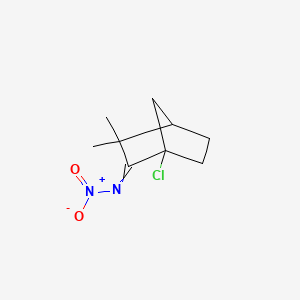 N-(1-Chloro-3,3-dimethylbicyclo[2.2.1]heptan-2-ylidene)nitramide