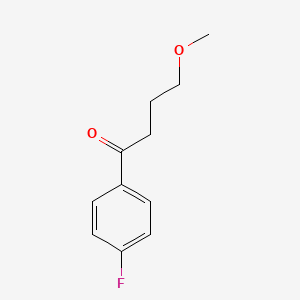 molecular formula C11H13FO2 B1452677 1-(4-フルオロフェニル)-4-メトキシブタン-1-オン CAS No. 71434-08-7