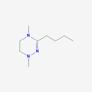 3-Butyl-1,4-dimethyl-1,4,5,6-tetrahydro-1,2,4-triazine