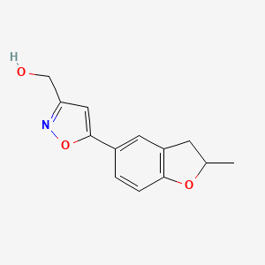 [5-(2-Methyl-2,3-dihydro-1-benzofuran-5-yl)isoxazol-3-yl]methanol