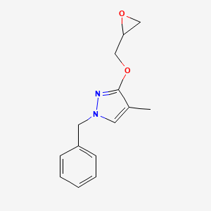 1-Benzyl-4-methyl-3-[(oxiran-2-yl)methoxy]-1H-pyrazole