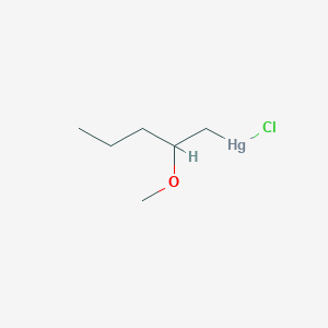 Chloro(2-methoxypentyl)mercury