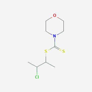 3-Chlorobutan-2-yl morpholine-4-carbodithioate