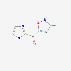 (1-Methyl-1H-imidazol-2-yl)(3-methyl-1,2-oxazol-5-yl)methanone