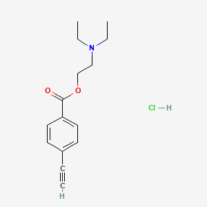 2-(Diethylamino)ethyl 4-ethynylbenzoate;hydrochloride