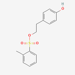 2-(4-Hydroxyphenyl)ethyl 2-methylbenzene-1-sulfonate