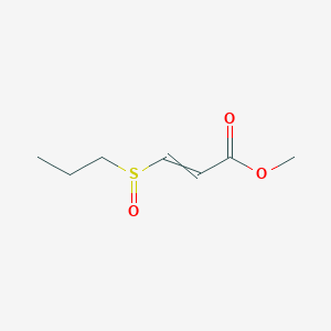 Methyl 3-(propane-1-sulfinyl)prop-2-enoate