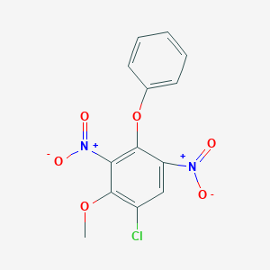 1-Chloro-2-methoxy-3,5-dinitro-4-phenoxybenzene