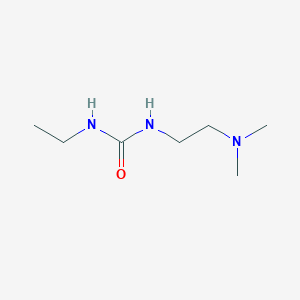 molecular formula C7H17N3O B14526920 Urea, N-[2-(dimethylamino)ethyl]-N'-ethyl- CAS No. 62594-29-0