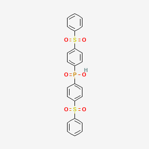 Bis[4-(benzenesulfonyl)phenyl]phosphinic acid