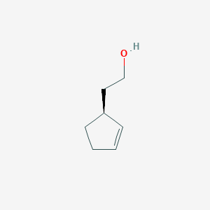 2-[(1S)-Cyclopent-2-en-1-yl]ethan-1-ol