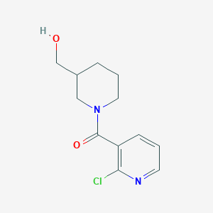 B1452699 (2-Chloropyridin-3-yl)(3-(hydroxymethyl)piperidin-1-yl)methanone CAS No. 1156804-89-5