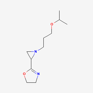 2-(1-{3-[(Propan-2-yl)oxy]propyl}aziridin-2-yl)-4,5-dihydro-1,3-oxazole