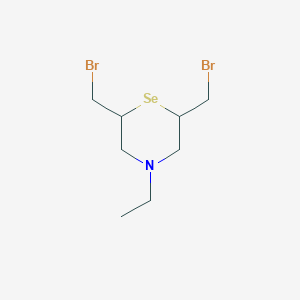 2,6-Bis(bromomethyl)-4-ethylselenomorpholine