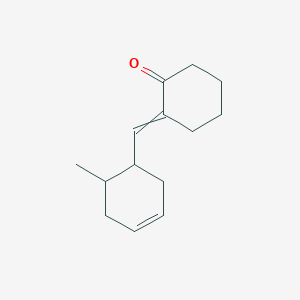 2-[(6-Methylcyclohex-3-en-1-yl)methylidene]cyclohexan-1-one