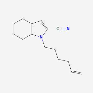 1H-Indole-2-carbonitrile, 1-(5-hexenyl)-4,5,6,7-tetrahydro-