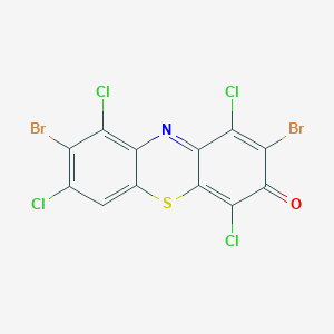 2,8-Dibromo-1,4,7,9-tetrachloro-3H-phenothiazin-3-one