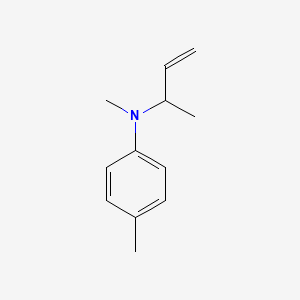 Benzenamine, N,4-dimethyl-N-(1-methyl-2-propenyl)-