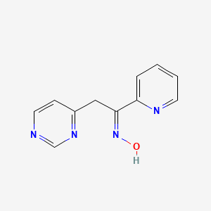 (NZ)-N-(1-pyridin-2-yl-2-pyrimidin-4-ylethylidene)hydroxylamine