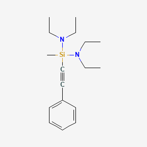 N,N,N',N'-Tetraethyl-1-methyl-1-(phenylethynyl)silanediamine