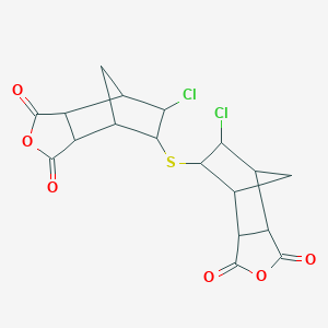 5,5'-Sulfanediylbis(6-chlorohexahydro-4,7-methano-2-benzofuran-1,3-dione)